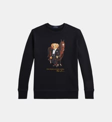 Sweat droit signature en coton Polo Ralph Lauren