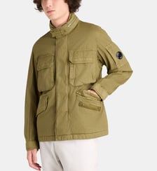 Blouson à capuche 50 Fili Wax en coton et nylon C.P. Company