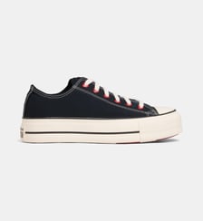 Baskets basses plateformes CTAS Lift OX Valentine cœurs Converse