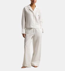 Ensemble de pyjama long en lin mélangé Polo Ralph Lauren