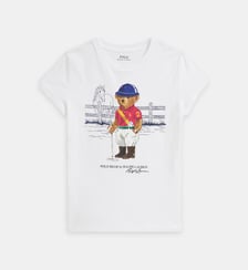 T-shirt droit signature en coton Polo Ralph Lauren