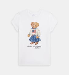 T-shirt droit signature en coton Polo Ralph Lauren