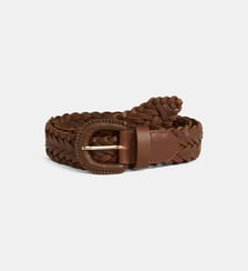 Ceinture Nola cuir tressé Jodhpur