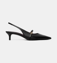 Escarpins Double T en cuir Tory Burch