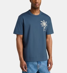 T-shirt Pedro motif texturé en coton bio NN07
