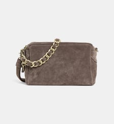 Sac caméra Mama V en croûte de cuir  Mila Louise