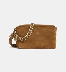 Sac caméra Mama V en croûte de cuir  Mila Louise