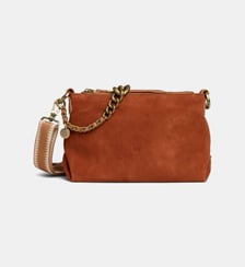 Sac à main Noeli XS bi matière cuir et paillettes Mila Louise