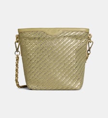 Sac seau Nita en cuir tressé Mila Louise