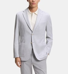 Veste de costume droite fermeture boutonnée BOSS