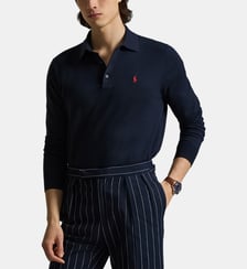 Pull polo ajusté en coton Polo Ralph Lauren