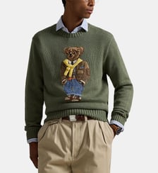 Pull droit en coton signature Polo Ralph Lauren