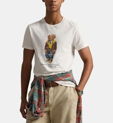 T-shirt droit en coton imprimé Polo Ralph Lauren