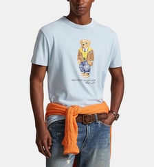 T-shirt Mc Bear droit en coton imprimé Polo Ralph Lauren
