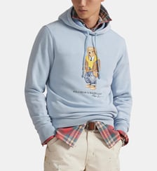 Sweat à capuche droit imprimé Polo Ralph Lauren