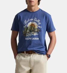T-shirt droit à imprimé signature Polo Ralph Lauren