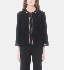 Veste droite en Tweed Canestrello Valentino Garavani