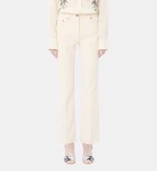 Pantalon droit flare en coton Valentino Garavani