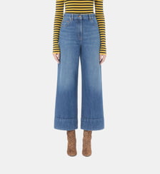 Pantalon en denim ample Valentino Garavani