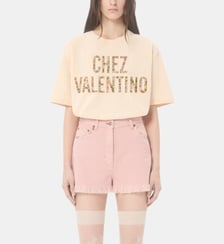 T-shirt en coton imprimé Valentino Garavani