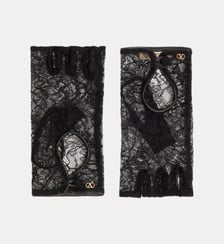 Mitaines en dentelle Valentino Garavani