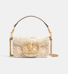 Sac à main Locò en tissu moiré Valentino Garavani