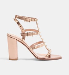 Sandales Rockstud en cuir brides Valentino Garavani