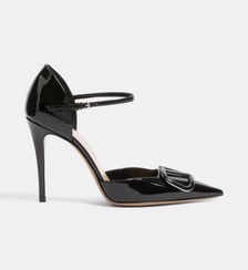 Escarpins d'Orsay en cuir signature Valentino Garavani