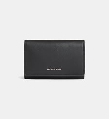 Portefeuille grainé signature Michael Kors
