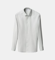 Chemise slim twill de coton Eton