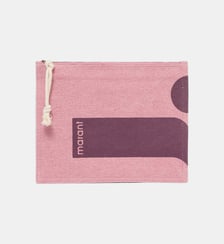 Sac pochette zippée Neita en coton signature Isabel Marant
