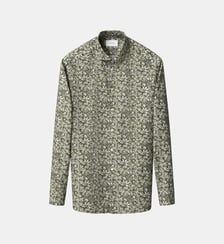 Chemise slim coton imprimé floral Eton