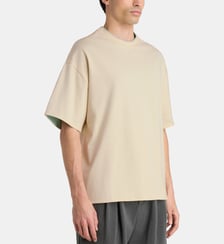 T-shirt oversize doublure contrastante en coton Jil Sander
