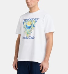 T-shirt Tennis Club en coton bio Casablanca