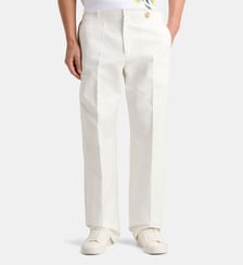 Pantalon chino monogrammes ton sur ton en coton Casablanca