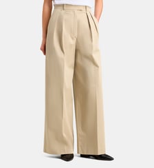Pantalon Lou large à pinces en coton Anine Bing