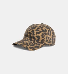 Casquette Jeremy en coton léopard Anine Bing