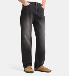 Jean droit Lucky Stars & Lucky Strikes en denim Carne Bollente