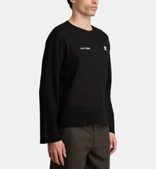 T-shirt signature à manches longues en mesh Courrèges