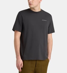 T-shirt droit signature en coton bio Patagonia