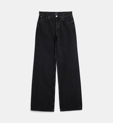 Jean Hugh droit taille haute boutons coton Anine Bing