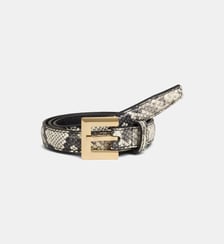 Ceinture fine Nicola cuir façon python Anine Bing