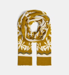 Etole Adali motif floral abstrait en coton bio Galeries Lafayette