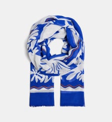 Etole Adali motif floral abstrait en coton bio Galeries Lafayette