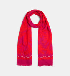 Etole Adali motif floral abstrait en coton bio Galeries Lafayette