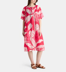 Robe tunique longue Philippa à motif floral en coton bio Galeries Lafayette