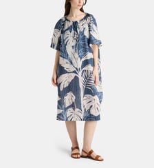 Robe tunique longue Philippa à motif floral en coton bio Galeries Lafayette