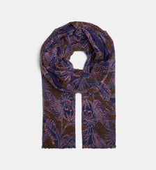 Etole Armele motif floral en coton bio Galeries Lafayette