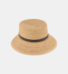 Capeline Cressida raphia Galeries Lafayette