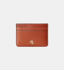 Porte-cartes en cuir signature Lauren Ralph Lauren